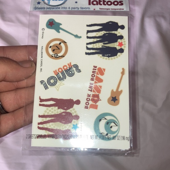 Lot Of 3 Jonas Brothers Temporary Tattoos - Picture 2 of 4